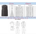 thumbnail image 2 of Durtebeua Mens Down Alternative Vest Jacket Zip up Lined Windproof Sleeveless Jacket for Golf Hiking, 2 of 3