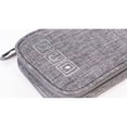 thumbnail image 4 of Bolsa organizadora de accesorios electrónicos, bolsa de almacenamiento de cables de datos multifunción para cargadores tipo batería externa, Cable USB y auriculares, 4 of 8