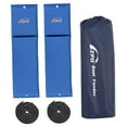 thumbnail image 1 of DYNWAVECA 2 x Boat Fender Pads with Ropes Accessories 61x15.2x6.3cm Marine Dock Guards Blue, 1 of 10