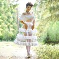 thumbnail image 3 of HUGFEGWE Jupon Cage 3 Cerceaux Jupon Crinoline pour Robes de Mariage Robe de Soirée Jupe Tutu CJB91-99721, 3 of 8