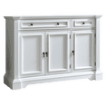 thumbnail image 2 of Liam Contemporary Sideboard Buffet Server Cabinet, White Wood, 2 of 8