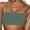 D46/Green, variant on Afdoent Womens Tankini Tops Solid Color Tankini Swimsuit Adjustable Straps Removable Bandeau Bikini Top Swimwear For Beach Pool No Bottom