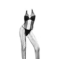 thumbnail image 3 of Intimates Sexy Lingerie Hollow Net Stockings Large Size Stockings Net Clothes Combination Open Jumpsuit One Size, 3 of 5