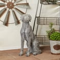 thumbnail image 2 of DecMode 26" Indoor Outdoor Dog Garden Sculpture, 2 of 8