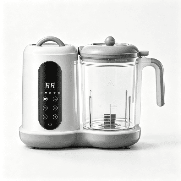 Baby Food Maker, Steamer and Blender with Puree Function, Multi-Function Kitchen Appliance for Home Use
