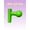 Green, variant on CNV Pocket-Sized Mini Massage Gun with USB-C Charging, Portable Muscle Activation Tool for Office and Gym, Handheld Percussion Device for Daily Vitality