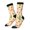 3 Black, variant on Groovy American Western Footwear Crew Socks for Men & Women, Breathable Casual Athletic Ankle Socks
