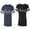 Men Navy / Women Black, variant on Daddy Mommy Since 2017 Matching Couple Cotton Jerseys (Men Navy / Women Black) (Men S / Women S)