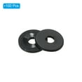thumbnail image 3 of Uxcell M3 Nylon Flat Washer, 100 Pack 3mm ID 10mm OD 1mm Thick Sealing Spacer Gasket Ring, Black, 3 of 6