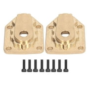 2024 Toy Accessories Model Toy Parts 2Pcs Portal Cover Front And Rear Brass Gear External Cover For Axial UTB18 Capra