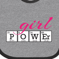 thumbnail image 4 of Inktastic Girl Power Girls Baby Bib, 4 of 4