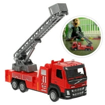 LOLIPPYY Mini Fire Truck Toy Red Alloy 1Pack For Children Learning Activities
