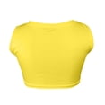 thumbnail image 4 of AherBiu Womens Crop Tank Tops Summer Sexy Workout Sleeveless Undershirt Square Neck Stretchy Mini Tank Solid Color, 4 of 4