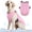 Pink, variant on Kuoser Dog Cooling Vest, Breathable Mesh Ice Vest for Dogs, Cooling Jacket for Pet, Pink, medium