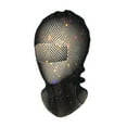 thumbnail image 3 of Máscara de , banda para el cabello, capucha de dhinestone para mujeres para cosplay, rendimiento del escenario En y negro, 3 of 8