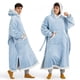 thumbnail image 1 of Manta portátil con capucha Bedsure Sherpa para mujer Dream Blue, 1 of 6