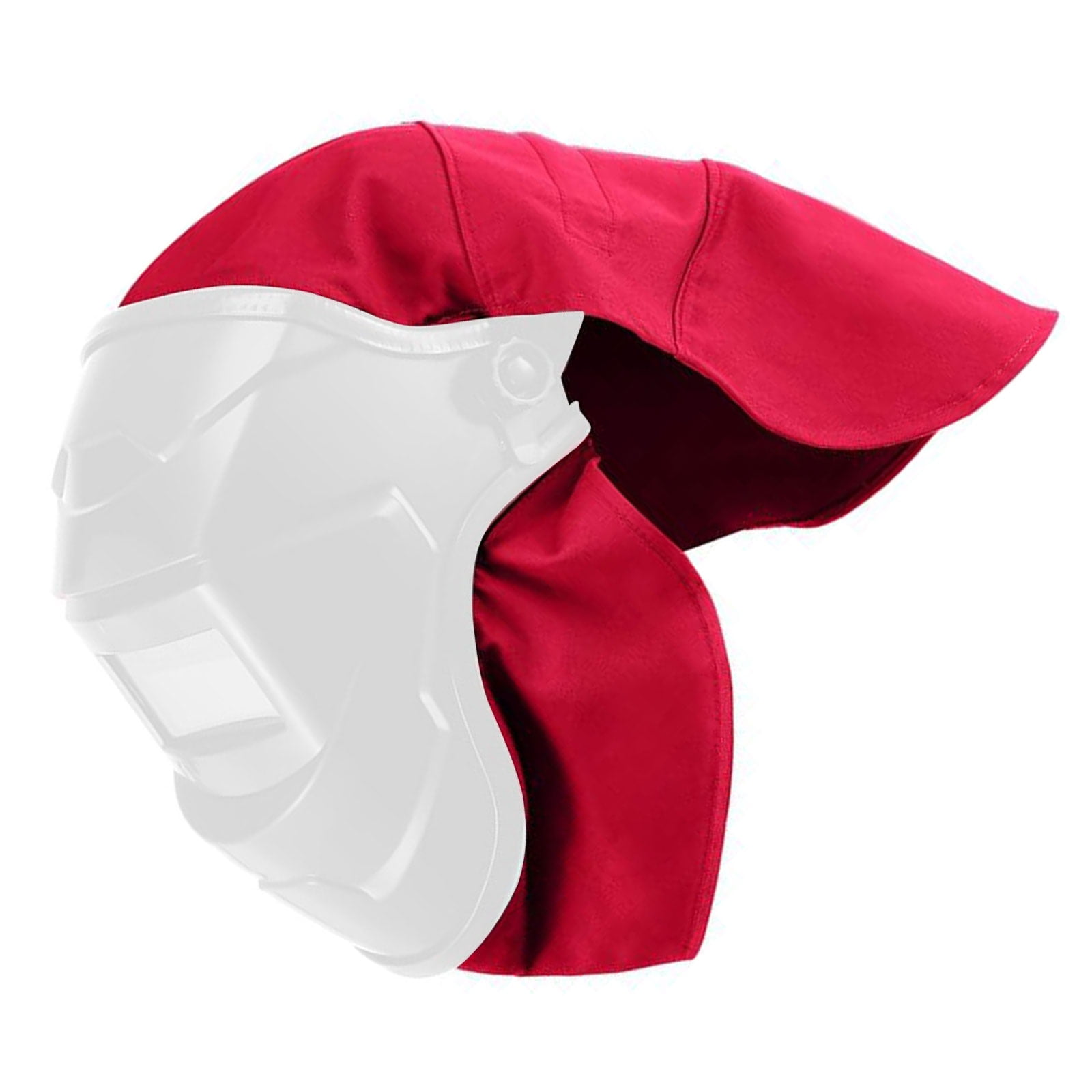 Welding Helmets Protective Covers Bib Pair High Temps Resistant Fabric Secure Clip On Systems For Professional