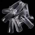 thumbnail image 3 of 20 piezas Gel puntas de uñas postizas cubierta transparente acrílico molde de uñas con herramienta de escala Likrtyny Cuidado Belleza, 3 of 9