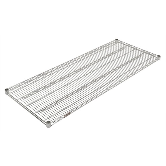 OFM X5 Series Model SH1836CH 18" x 36" Heavy Duty Shelf, Chrome, Pack of 4