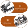 thumbnail image 3 of Raindrops Fancy Rhinestone Butterfly Hair Clip Metal Alligator Barrette for Womens Thick Hair, 3 of 8