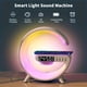 thumbnail image 4 of Altavoces BT inalámbricos inteligentes con carga rápida inalámbrica, luz RGB, despertador de amanecer y luz de despertador: ¡perfectos para dormitorios!, 4 of 4