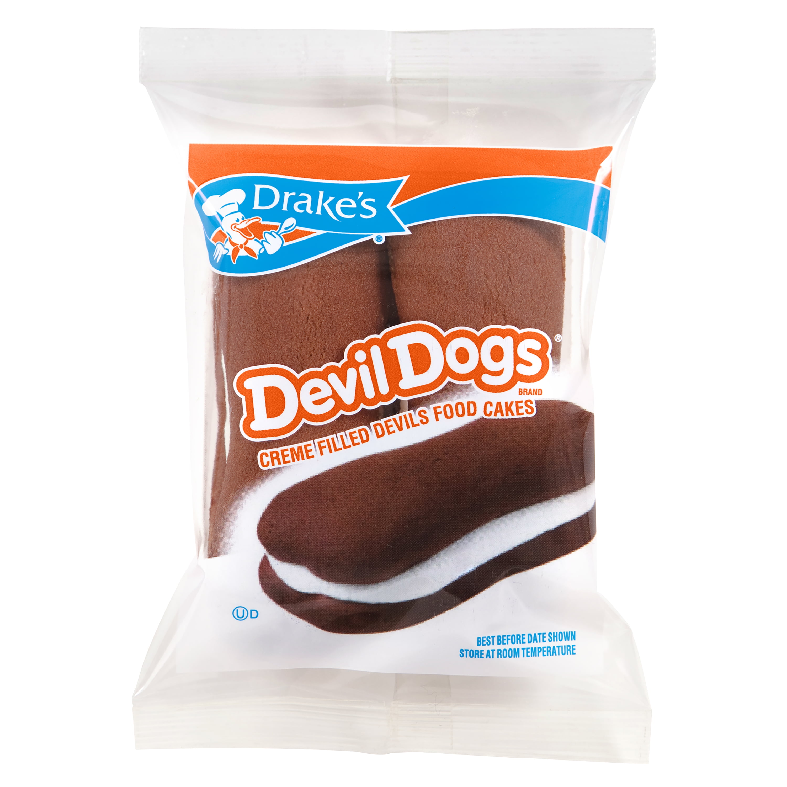 Drake's Snack Devil Dogs Cakes, 3.4 oz