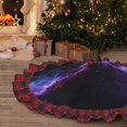 thumbnail image 5 of Sigee Purple And Blue Nebula for Christmas Decoration Tree Skirt Christmas Plaid Tree Skirt,Christmas home decor Holiday Tree Skirt Fits TChristmas Tree-48", 5 of 6