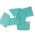 thumbnail image 2 of 6 Pcs/Set Cake Scraper Edge Decorating Cutters Set Comb & Icing Smoother for Bread Dough Fondant Tool, 2 of 7