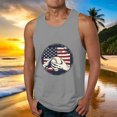 thumbnail image 2 of GERsome 4th of July Tank Tops for Men American Flag Patriotic T Shirts Crew Neck Sleeveless Summer Loose Fit Workout Gym Muscle Tee S-4XL, 2 of 5