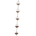 thumbnail image 4 of Colaxi 3.3ft Rain Chain ,Rainwater Catcher Rain Chimes,House Outdoor Decor Gutters Metal Rainwater Catcher Chain Rainwater Catcher Chains E, 4 of 8