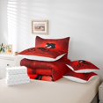 thumbnail image 6 of jejeloiu Extreme Sport Game 7-Piece Bedding Comforter Set,Black Dirt Bike King Bedding Sets For Boys Men Reversible, 6 of 8