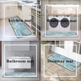 thumbnail image 5 of Marble Kitchen Rugs and Mats Non Skid Washable Absorbent Stain Resistant,Durable and Easy to Clean,Anti Fatigue Kitchen Rug Set of 2 Marble Kitchen Decor 17 x47+17"x30", 5 of 6