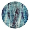 thumbnail image 3 of Unique Loom Jardin Collection Area Rug - Lilly (6' 1" Round Blue/Gray), 3 of 7