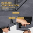 thumbnail image 3 of Easy-Going Outdoor TV Cover Weatherproof Screen Protectors, 52 inch, Gray, 3 of 7