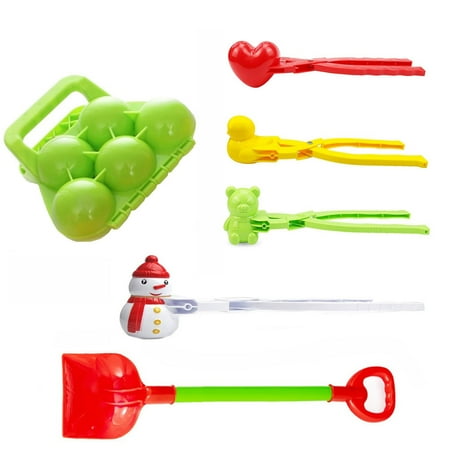 

Winter Savings Clearance! SuoKom Snow Snowball Maker Clip Maker Animal Shaped Snow Sand Molds Tool Winter Snow Toys Kit Gifts on Clearance