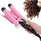 thumbnail image 3 of Rizador de Pelo de 3 Barriles, Rizador de Pelo Ajustable, Rizador Ondulador, 110 V ~ 240 V, Calentamiento Rápido, Fácil Ajuste de Temperatura, Peinado Saludable,, 3 of 7