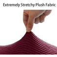 thumbnail image 2 of 2pcs Soft Stretch Plush Armrest Covers, Stretch Armrest Covers For Chairs/sofas, Couch Arm Covers,armygreen, 2 of 5