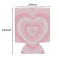 thumbnail image 3 of 2 Pcs Neoprene Beer Can Cooler Insulated Collapsible Can Sleeves Love Heart Soda Beer Can Covers for Energy Drink & Beer, 3 of 3