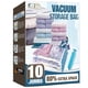 thumbnail image 1 of Bolsas de almacenamiento al vacío, 10 bolsas gigantes para ahorrar espacio, bolsas de sellado al vacío, bolsas espaciales, bolsas selladoras al vacío para ropa, edredones, mantas, ropa de cama (10J), 1 of 6
