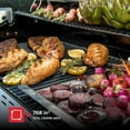 thumbnail image 3 of Nexgrill Deluxe 6-Burner Propane Gas Grill with Ceramic Searing Side Burner, Rotisserie Kit, 60,000 BTUs Output, and Stainless Steel Control Panel, BBQ Grill Perfect for Outdoor Gatherings 720-0896B, 3 of 9