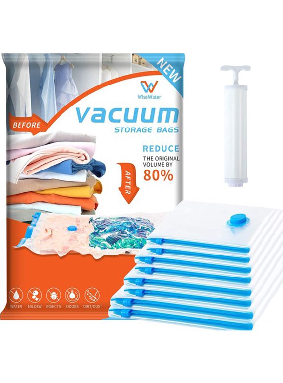 Vacuum Storage Bags in Closet Organizers