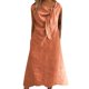 thumbnail image 2 of mfyjkho Vestidos de tallas grandes, Camisola informal para mujer, cuello en U, regular, plisada, multicolor, falda larga Vestidos para invitadas de boda para mujer s, 2 of 4