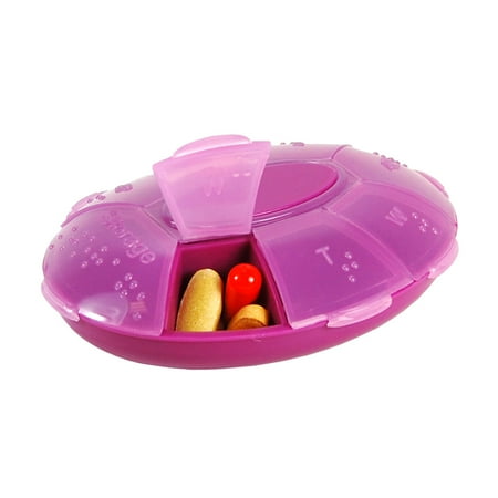 - Apex Weekly Pill Reminder - Small Turtle (Berry)