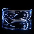 thumbnail image 4 of Gafas con luz LED Cyberpunk, gafas con visera LED futuristas, gafas con visera electrónica, perfectas para festivales de cosplay, fiestas, discotecas, DJ, música, conciertos, disfraces, 4 of 5