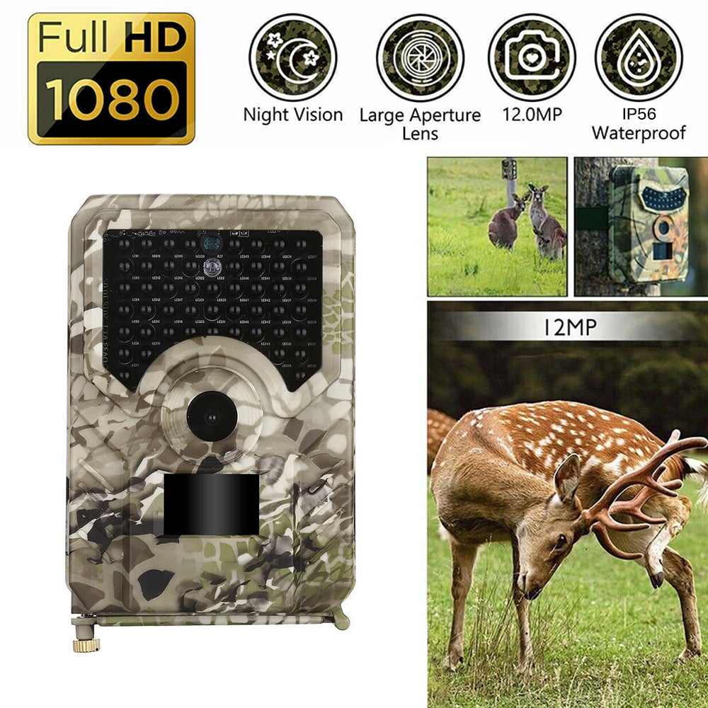 1080P 12MP HD Hunting Trail Camera Wildlife Scouting Night Vision Motion Sensor 