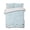 Light Blue, variant on Quilts Queen Size Bedding Set, Pink Snowman Christmas Lightweight Quilted Comforter, Xmas Snowflake Winter Snowman Soft Reversible Bedspread Coverlet with Pillow Covers for All Season, 90" x 96"