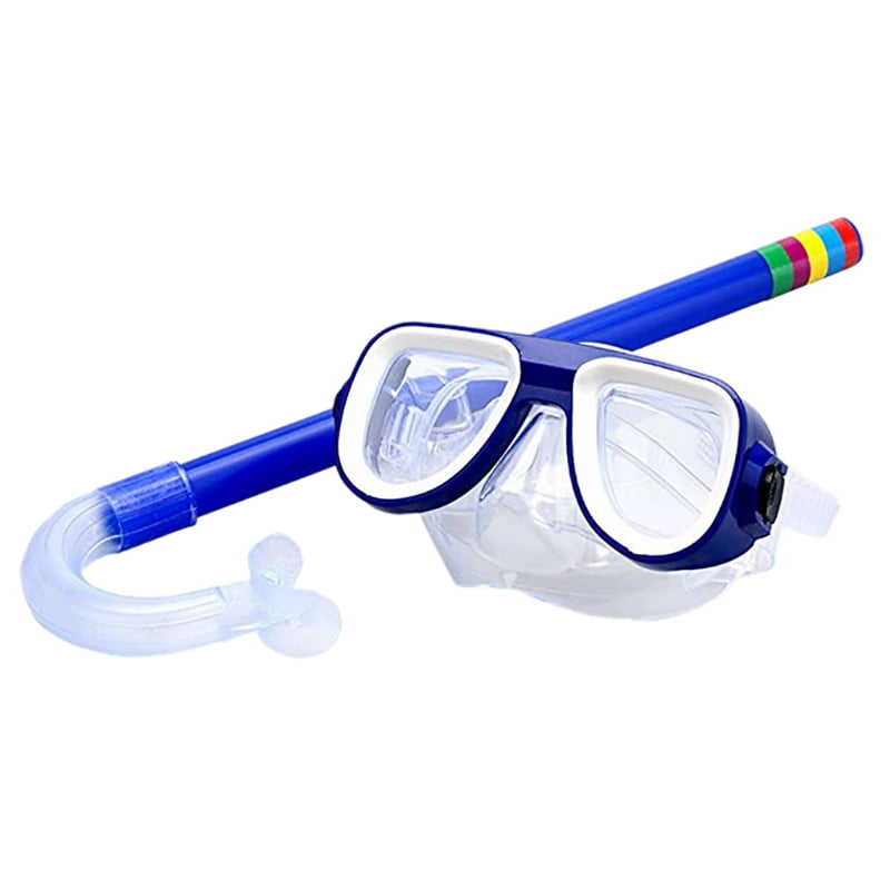 Anti Fog Goggle Swiming Dry Tube Kids Diving Mask Snorkel Set Various Character 