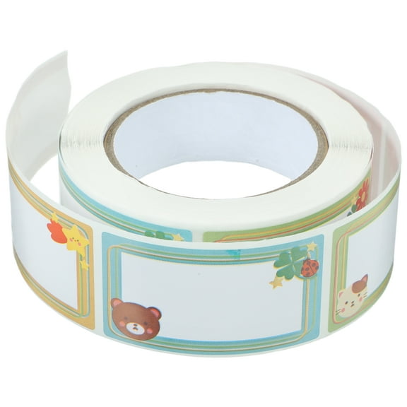 1 Roll of Name Label Tags in Colors for Classified Marking Stickers Self Adhesive Category Tags