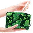 thumbnail image 4 of PVC Waterproof Cosmetic Travel Bag with Zipper, Lightweight, Large Capacity, Printed Design - for Ladies and Girls on-the-Go, 4 of 6