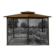 thumbnail image 2 of Catalina 10' x 12' Gazebo with Cocoa Roof and Mosquito Netting, 2 of 2